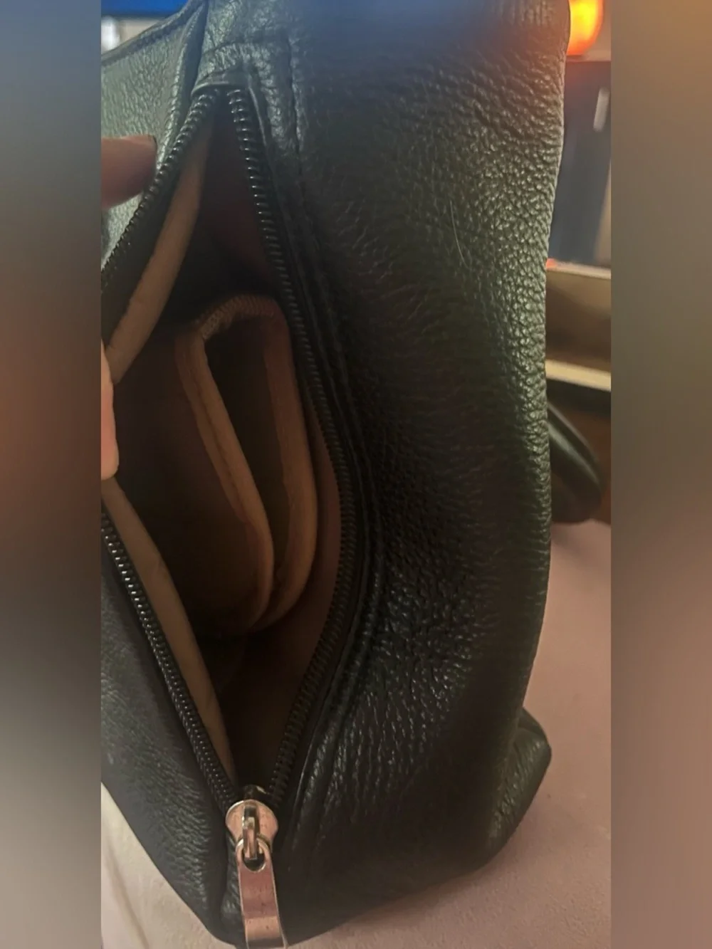 Leather Conceal carry handbag